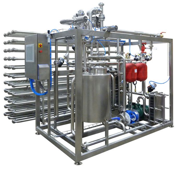Установки пластинчатые пастеризационно-охладительные универсальные для кисломолочных продуктов  ПОУ-КУ (5 000 л/ч)