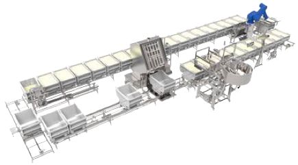 Автоматическая (полуавтоматическая) линия для производства мягких сыров и сыров с плесенью (5 000 - 15 000 л/час)